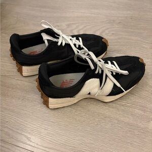 New Balance Black and White Athletic Shoes